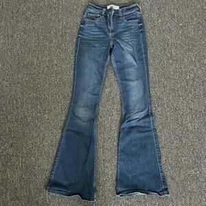 Hollister Curvy high rise flare jeans